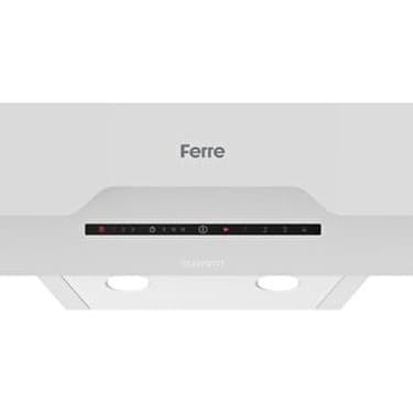 Ferre D064 Beyaz Ultra Sessiz Silent Art 60 cm Dokunmatik Davlumbaz 36Db 2