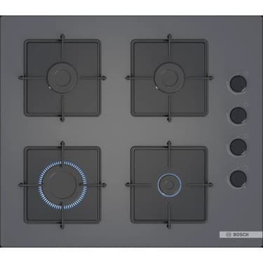 Bosch Gri 3 lü Ankastre Set 337 ( HUA717BN0T - POP6C9P30O - DWK64PJ70T ) - Buhar Destekli - Fırın Matı ile 3