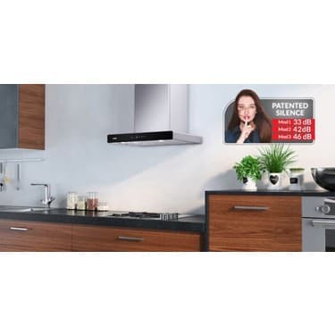 Kügerr F10 90 cm Inox Sessiz Duvar Tipi Davlumbaz 8