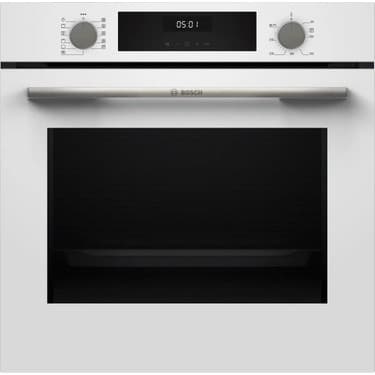 Bosch Beyaz 3 lü Ankastre Set 339 ( HUA717BV0T - POP6C2P30O - DWK63PJ20T ) - Buhar Destekli - Fırın Matı ile 2