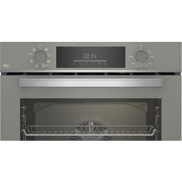 Beko Buhar Destekli Manhattan Gri 3’lü Ankastre Set (Bfc 432 G Fırın + Bocd T6510 Eg Ocak + Bde 6041G Davlumbaz) 2