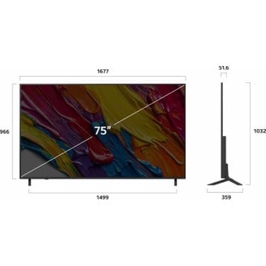 LG 75QNED82A6B 75" 190 Ekran QNED 4K Ultra HD webOS Smart TV 4