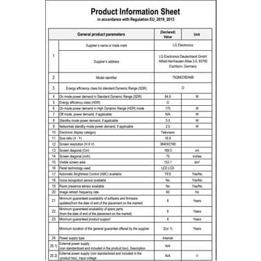 LG 75QNED82A6B 75" 190 Ekran QNED 4K Ultra HD webOS Smart TV 8