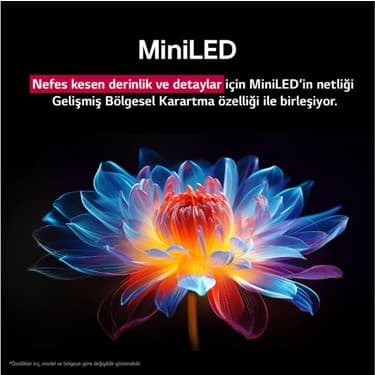 LG 75QNED9MA6B 75'' 191 Ekran Uydu Alıcılı 4K Ultra HD webOS QNED Evo TV 2