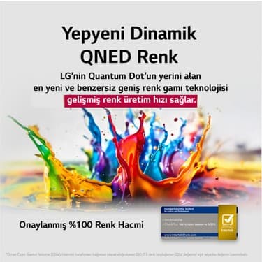 LG 65QNED9MA6B 65'' 165 Ekran Uydu Alıcılı 4K Ultra HD webOS QNED TV 6
