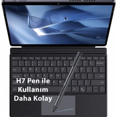 Chuwi HI10 Max 3K İntel N150CPU 1TB Depolama 12GB Ram WIN11PRO 2 In1 13'' Tablet Pc+Klavye+Kalem+Türkçe Klavye Sticker 3