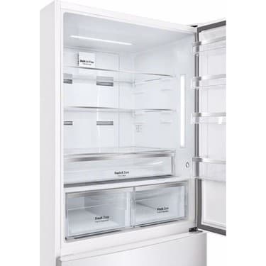 LG Çift Kapılı Buzdolabı 407 Lt E Sınıfı No Frost Beyaz Hızlı Soğutma ve Dondurma Özellikli 6