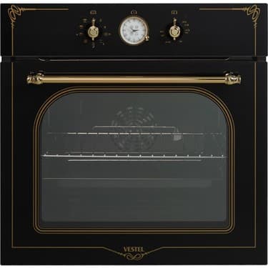 Vestel Siyah Rustik Ankastre Cam Yüzey 4 Gözlü LPG Ocak A Enerji Sınıfı Modern Tasarım 2