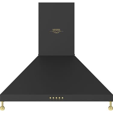 Vestel Siyah Rustik Ankastre Cam Yüzey 4 Gözlü LPG Ocak A Enerji Sınıfı Modern Tasarım 5