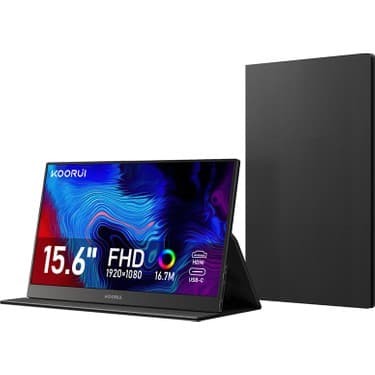Koorui 15.6" E1511A Full HD IPS 60Hz Type-C Taşınabilir Monitör 2