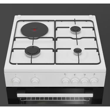 Arçelik 8431-1 B Ocaklı Elektroturbo Fırın Beyaz 3