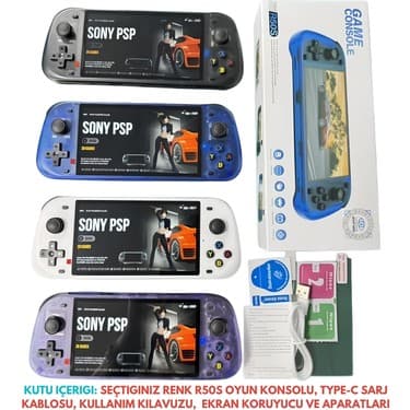 Prest R50S Oyun Konsolu El Atarisi Amber Elec Işletim Sistemi Türkçe Dil 128 GB 21000 Oyun 5. 1ınch Ekran 8