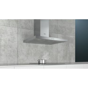 Siemens LC95BBC50T iQ100 90 cm Duvar Tipi Davlumbaz Inox Renk Yüksek Emiş Gücü 593 m3/sa 2