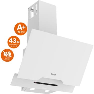 Ferre Fryart Fioren Vitroseramik Elektrikli Sessiz Beyaz Ankastre Set (D064 -Sa + MS261 + XE63CB ) 2