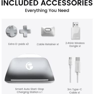 GameSir G7 Pro 3 Mod Kablolu Tmr Sticks, Hall Effect Analog Controller Xbox Series X|s, Xbox One, Android ve Windows Beyaz 3