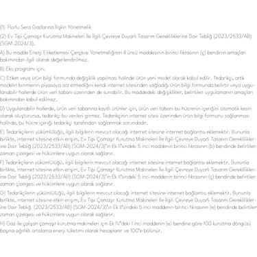 Regal Km 81131 8 kg Kurutma Makinesi 7