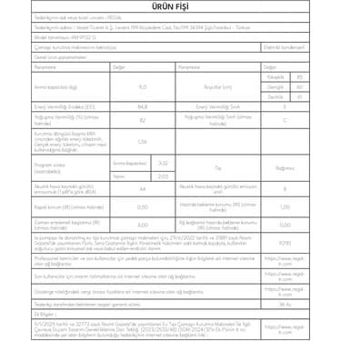 Regal Km 91132 G 9 kg Kurutma Makinesi 7