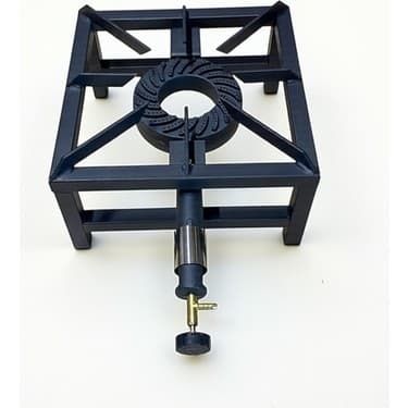 Orgaz Volkan Sanayi Tipi Canavar Profil Tüplü Ocak Uyumlu Set 2,mt Hortum Kelepçe Ayarlı Demir Başlık 3