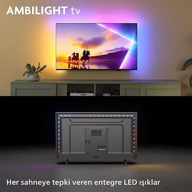 Philips 75PUS8500/12 75" 189 Ekran Smart 4K Ultra HD Titan QLED TV 5