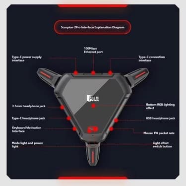 GetBlue Tech Moxie 2 Pro Mobile Game Converter Pubg Cod Mobile Uyumlu Türkiye Resmi Distribütörü 3