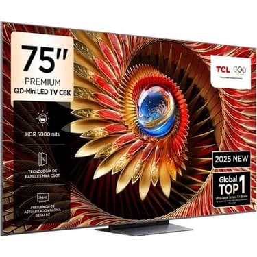 TCL 75C8K 75'' 189 Ekran Uydu Alıcılı 4K Ultra HD Google QD MiniLED TV 2