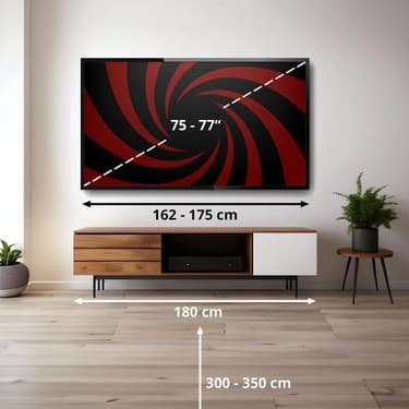 TCL 75C8K 75'' 189 Ekran Uydu Alıcılı 4K Ultra HD Google QD MiniLED TV 3