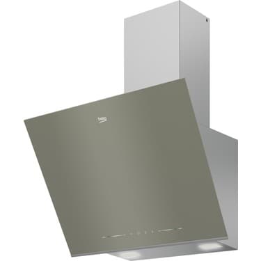 Beko Eğimli Duvar Tipi Davlumbaz Gri Renk Dokunmatik Kontrol 408 m3/sa Hava Debisi 7
