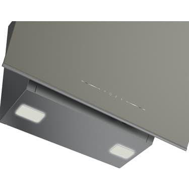 Beko Eğimli Duvar Tipi Davlumbaz Gri Renk Dokunmatik Kontrol 408 m3/sa Hava Debisi 8