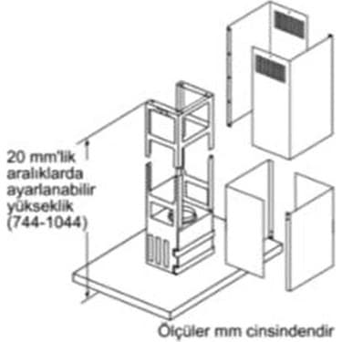 Siemens Ada Tipi Davlumbaz 90 cm Paslanmaz Çelik LF97BBM50 7