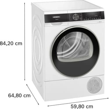 Siemens WQ52K200TR Kurutma Makinesi 10 kg Beyaz 5