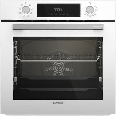 Arçelik AFC 341 B Buhar Destekli Beyaz Fırın - 72 L, A Enerji Sınıfı 6