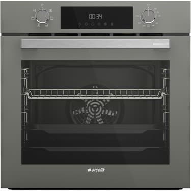 Arçelik AFC 330 G Gri Ankastre Fırın - Şık Tasarım, A Enerji Sınıfı 5