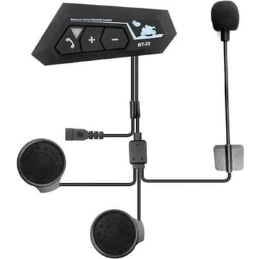 VeraGlobe Yeni Nesil Dinleme ve Konuşma Özellikli Intercom Kask Kulaklığı 5.0 Bluetooth 3