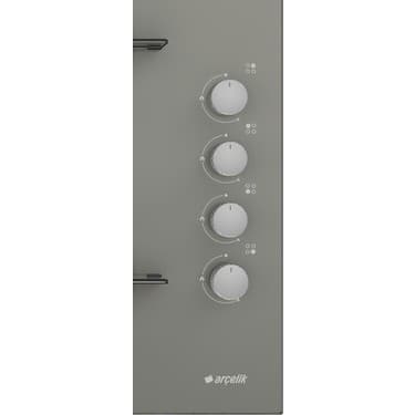 Arçelik Stoc 828 G Set Üstü Ocak 4 Gözlü Cam Yüzey 60 cm Gri 6