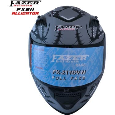 ArWears Forza Fx Alligator Full Face ( Kapalı ) Güneş Vizörlü ( Gözlüklü ) Motorsiklet Kaskı 4