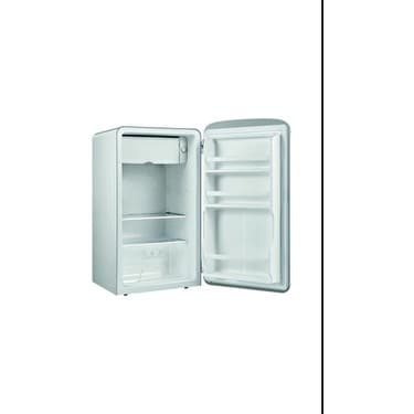 Dijitsu DB120RWH E 93 lt Statik Retro Beyaz Buzdolabı Mekanik Kontrol Paneli ile 4