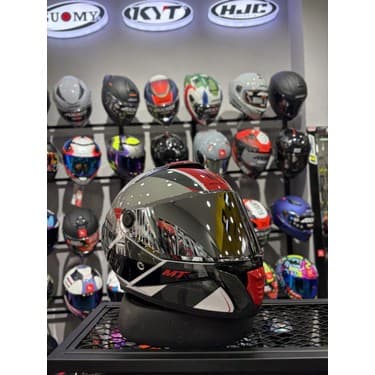MT Thunder 4 Gloss Freeway Kask (Şeffaf Vizörlü) 2