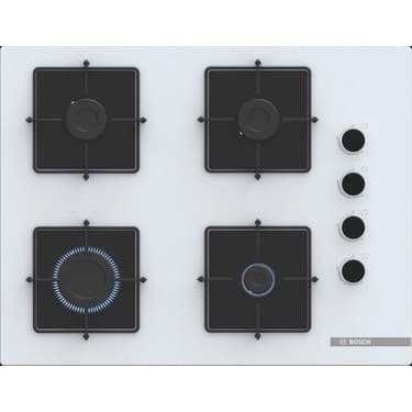 Bosch Beyaz 3 Lü Ankastre Set 399 ( HUA717BV0T - POP7C2P30O - DWK63PJ20T ) 67CM Ocak - Buhar Destekli - Pişirme Matı ile 3