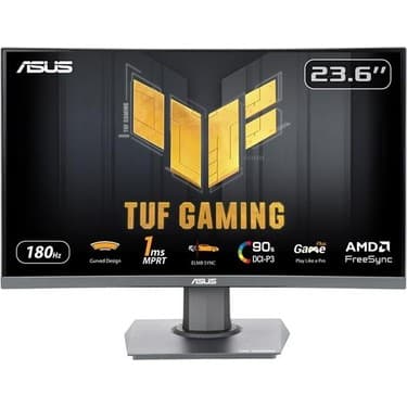 Asus 23.6" VA KAVİSLİ TUF GAMING VG24VQER 1MS 180Hz HDMI-DP Gaming Monitör (1920 X 1080) 6