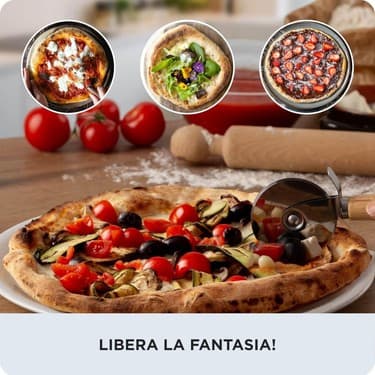 Ariete 3901 Da Gennaro Pizza Fırını | 2200W, 430°C, 2 Dakikada Pişirme, Şamot Taşlı Elektrikli Pizza Fırını – Kırmızı 5