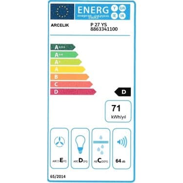 Arçelik P 27 Ys Ankastre Duvar Tipi Davlumbaz 2