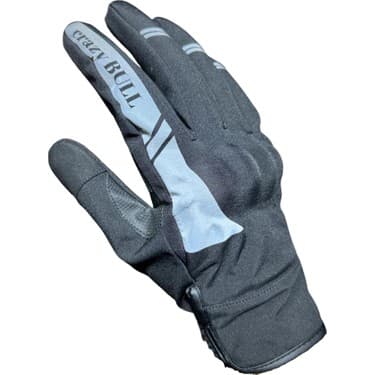 Crayzbull Eagle Gri / Su ve Rüzgar Geçirmez Kışlık Erkek Motosiklet Eldiveni L 3