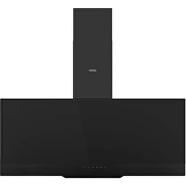 Vestel AD-93320 S Eğimli Davlumbaz Duvar Tipi Siyah Cam Yüzeyli 90 cm 640 m3/sa Hava Debisi 8