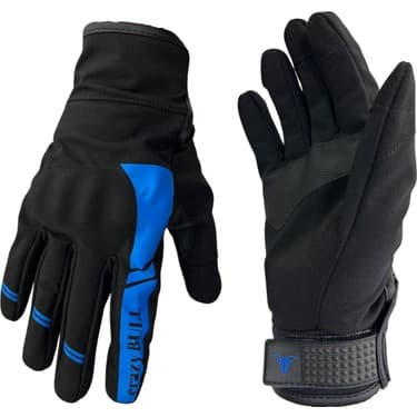Motokit / Crayzbull Eagle Mavi Su ve Rüzgar Geçirmez Kışlık Erkek Motosiklet Eldiveni 2XL 3
