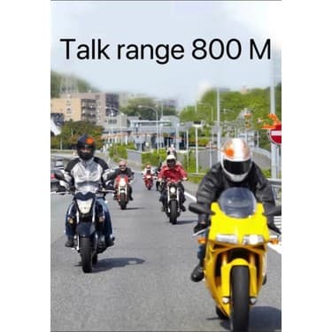 AyrStore BT62 Motosiklet Kask Kulaklığı Bluetooth Intercom 2 Intercom Bağlantılı 2