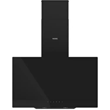 Vestel Ankastre Davlumbaz Duvar Tipi Siyah Cam Kontrol 60 cm T Tipi 640 m3/sa Emiş Gücü 8