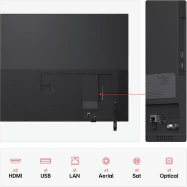 LG 65QNED82A6B 65'' 164 Ekran 4K Ultra HD webOS QNED Smart TV 5