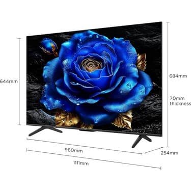 TCL 50T6C 50" 127 Ekran Uydu Alıcılı 4K Ultra HD Google QLED TV 2