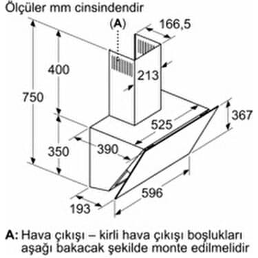 Siemens LC67KPJ30T Ankastre Davlumbaz 6