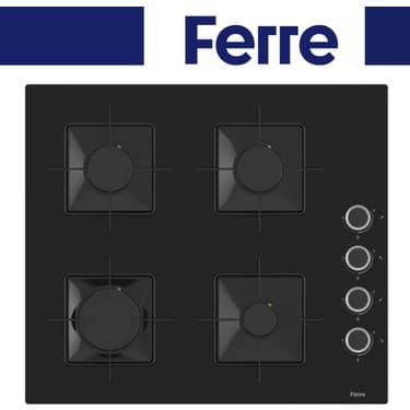 Ferre Flowart One Ultra Sessiz Siyah Ankastre Set (D080-SA Yeni Seri + SS205 + QBL62CS ) 4